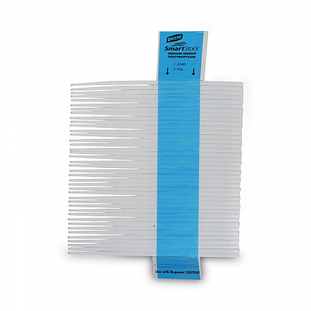SmartStock Plastic Cutlery Refill, Series-B, Mediumweight Knife, White, 40/Pack, 24 Packs/Carton (SSK21P)