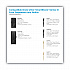 SmartStock Dining Utensil Dispenser, Holds 120 Forks, 10 x 8.78 x 24.75, Translucent Black (SSFD120)