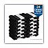 SmartStock Plastic Cutlery Refill, Series-O, Heavyweight Spoon, Black, 40/Pack, 24 Packs/Carton (SSPSH51)