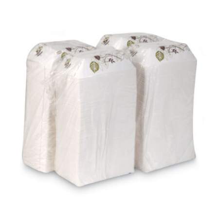 Dixie Kant Leek Polycoated Paper Food Tray, 2 lb Capacity, 5 x 6.69 x 1.6, Pathways, 1,000/Carton (KL200PATH)