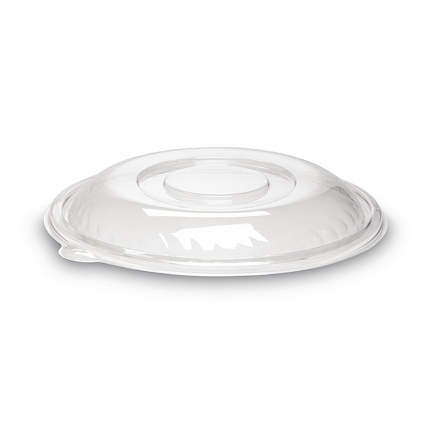 Caterline Pack n' Serve Plastic Lids, Dome Lid, 12" Diameter x 1.5" h, Clear, 25/Carton (APB160DM)
