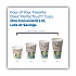 Dome Drink-Thru Lids, Fits 10 oz to 20 oz Dixie Hot Cups, Plastic, White, 100/Pack (D9542PK)
