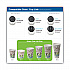 PerfecTouch Paper Hot Cups and Lids Combo, 10 oz, Coffee Haze Design, 50/Pack, 6 Packs/Carton (5310CMB600CT)