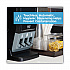 SmartStock Tri-Tower Dispenser, Holds Forks/Knives/Spoons, 13.16 x 16.07 x 31.03, Black/Gray (DUSSTDSP3)