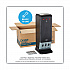 SmartStock Tri-Tower Dispenser, Holds Forks/Knives/Spoons, 13.16 x 16.07 x 31.03, Black/Gray (DUSSTDSP3)