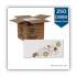 Dixie Fast-Top One-Piece Paperboard Take-Out Box, Pathways Theme, 7 x 4.25 x 2.75, White/Green/Maroon, 250/Carton (960PATH)