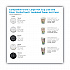 Dome Drink-Thru Lids, Fits 10 oz to 20 oz Dixie Hot Cups, Plastic, White, 100/Pack (D9542PK)