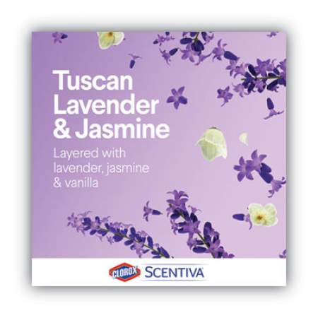 Clorox Scentiva Multi Surface Cleaner, Tuscan Lavender and Jasmine, 32 oz, 6/Carton (31387)