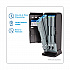 SmartStock Tri-Tower Dispenser, Holds Forks/Knives/Spoons, 13.16 x 16.07 x 31.03, Black/Gray (DUSSTDSP3)