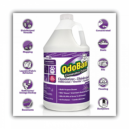 Concentrate Odor Eliminator and Disinfectant, Lavender, 1 gal Bottle, 4/Carton (911162G4)