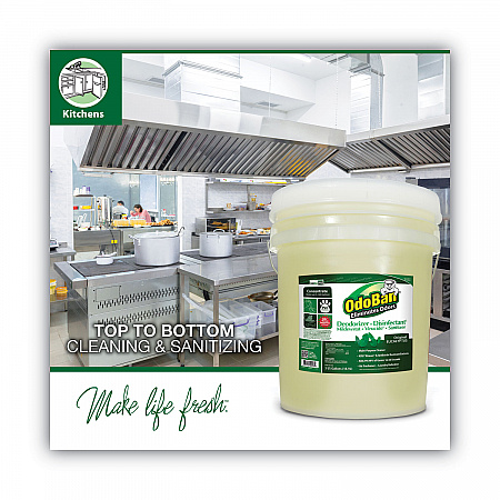 Concentrated Odor Eliminator and Disinfectant, Eucalyptus, 5 gal Pail (9110625G)