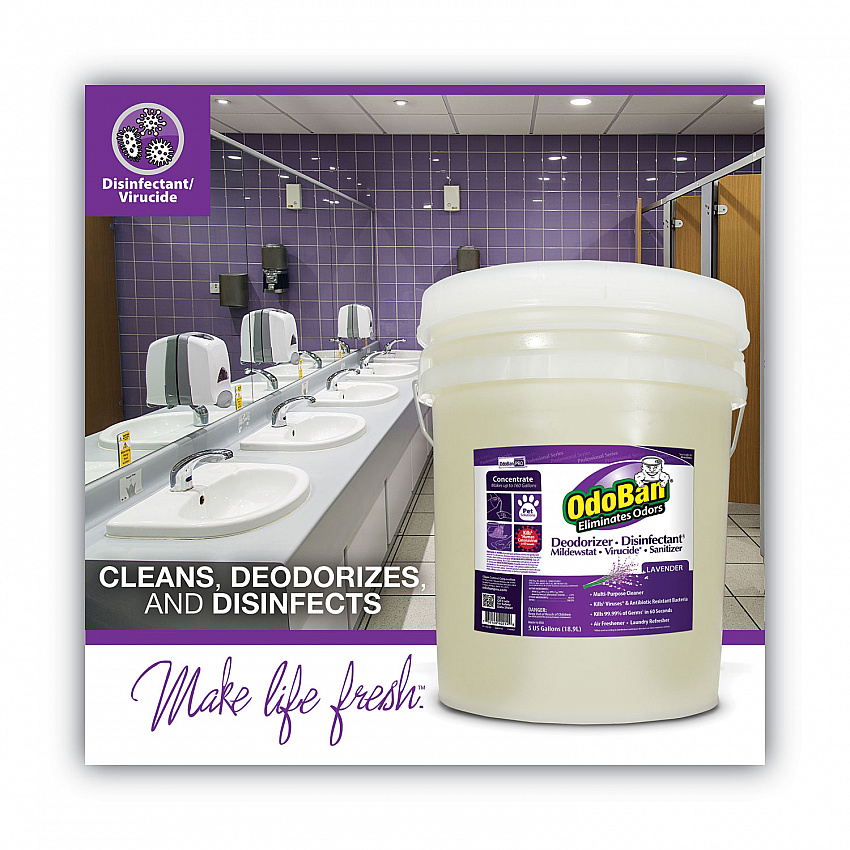 Concentrated Odor Eliminator and Disinfectant, Lavender, 5 gal Pail (9111625G)