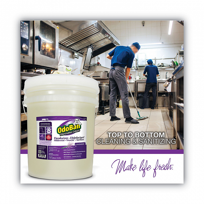 Concentrated Odor Eliminator and Disinfectant, Lavender, 5 gal Pail (9111625G)