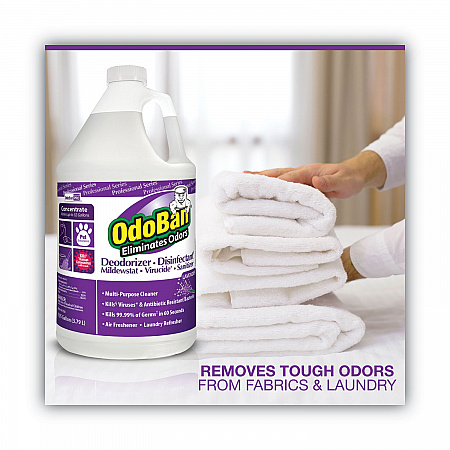 Concentrate Odor Eliminator and Disinfectant, Lavender, 1 gal Bottle, 4/Carton (911162G4)