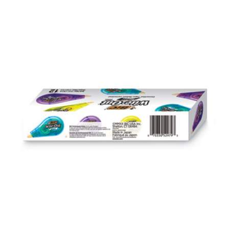 BIC Wite-Out Brand Mini Correction Tape, Non-Refillable, 1/5" w x 26.2 ft, Assorted (WOTM11)