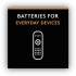 Duracell CopperTop Alkaline AA Batteries, 24/Box (MN1500B24)
