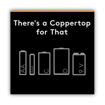 Duracell CopperTop Alkaline D Batteries, 8/Pack (MN13RT8Z)