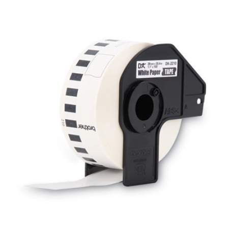 Brother Continuous Paper Label Tape, 1.1" x 100 ft Roll, White (DK2210)