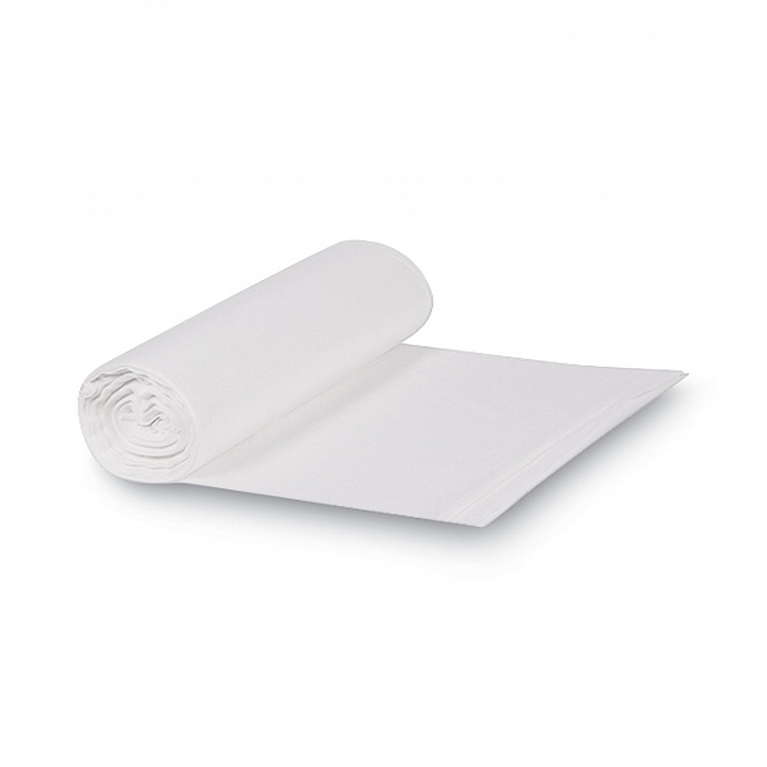High-Density Can Liners, 33 gal, 13 mic, 33" x 39", Natural, Perforated Roll, 25 Bags/Roll, 10 Rolls/Carton (333916)