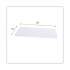 Alera Shelf Liners For Wire Shelving, Clear Plastic, 36w x 18d, 4/Pack (SW59SL3618)