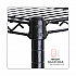 NSF Certified 6-Shelf Wire Shelving Kit, 48w x 18d x 72h, Black Anthracite (SW664818BA)