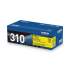 Brother TN310Y Toner, 1,500 Page-Yield, Yellow