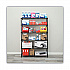 NSF Certified 6-Shelf Wire Shelving Kit, 48w x 18d x 72h, Black (SW664818BL)