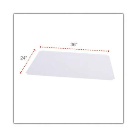 Alera Shelf Liners For Wire Shelving, Clear Plastic, 36w x 24d, 4/Pack (SW59SL3624)