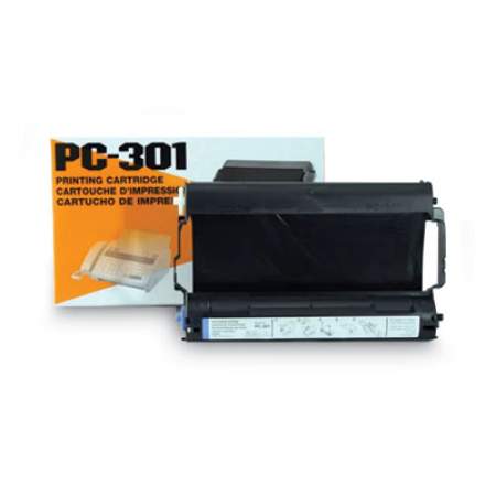 Brother PC-301 Thermal Transfer Print Cartridge, 250 Page-Yield, Black