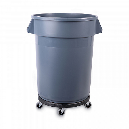 Refuse Container Utility Dolly, 300 lb Capacity, 18.25