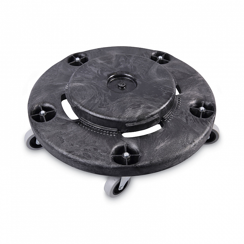 Refuse Container Utility Dolly, 300 lb Capacity, 18.25" Diameter, Gray (DOLLY)