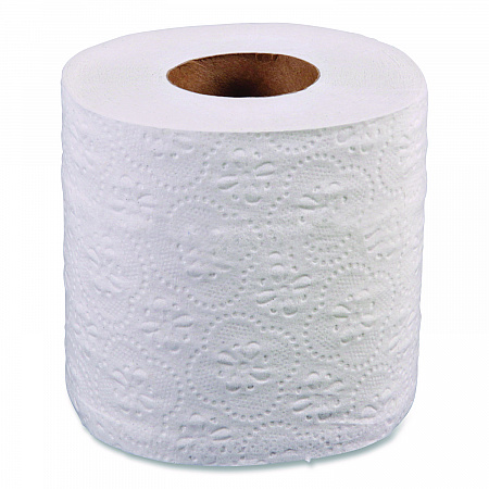 Two-Ply Toilet Tissue, Standard, Septic Safe, White, 4 x 3, 500 Sheets/Roll, 96 Rolls/Carton (6145)