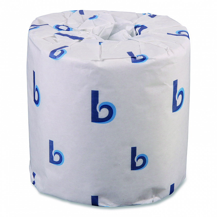Two-Ply Toilet Tissue, Septic Safe, White, 400 Sheets/Roll, 96 Rolls/Carton (6144)