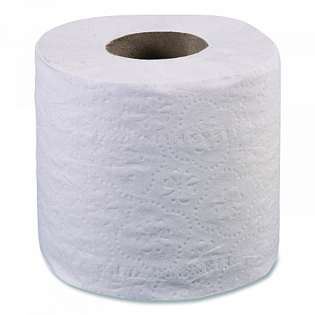 Two-Ply Toilet Tissue, Septic Safe, White, 400 Sheets/Roll, 96 Rolls/Carton (6144)