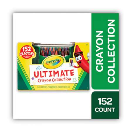 Crayola Ultimate Crayon Case, Sharpener Caddy, 152 Colors (520030)