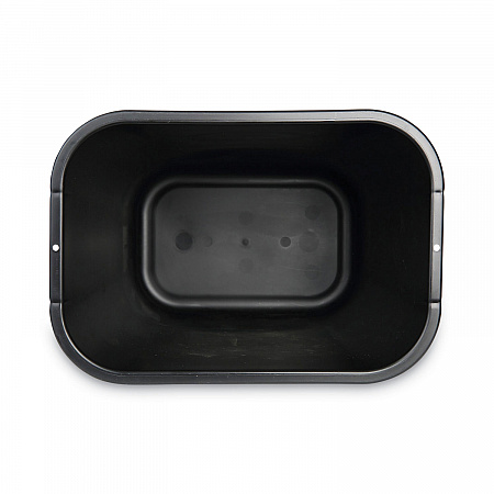 Soft-Sided Wastebasket, 14 qt, Plastic, Black (14QTWBBLA)