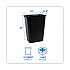 Soft-Sided Wastebasket, 41 qt, Plastic, Black (41QTWBBLA)