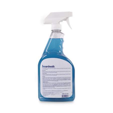 Boardwalk Industrial Strength Glass Cleaner with Ammonia, 32 oz Trigger Spray Bottle, 12/Carton (47112A)