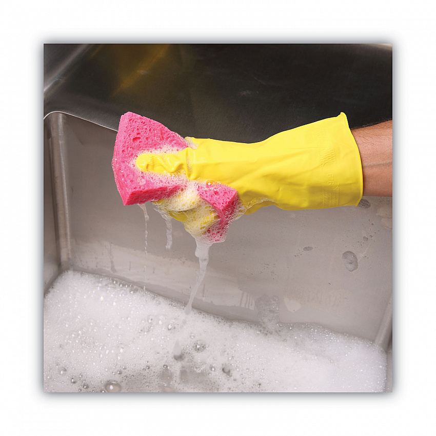 Small Cellulose Sponge, 3.6 x 6.5, 0.9" Thick, Pink, 2/Pack, 24 Packs/Carton (CS1A)