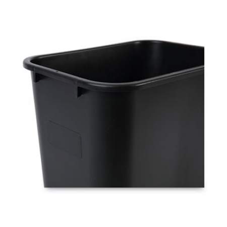 Boardwalk Soft-Sided Wastebasket, 28 qt, Black (28QTWBBLA)