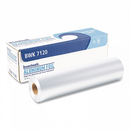 Heavy-Duty Aluminum Foil Roll, 87 Gauge, 12