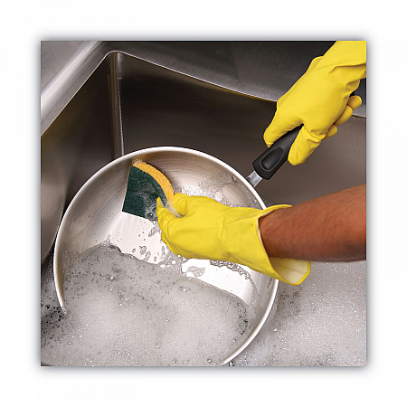 Medium-Duty Scrubbing Sponge, Individually Wrapped, 3.6 x 6.1, 0.75