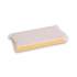 Boardwalk Scrubbing Sponge, Light Duty, 3.6 x 6.1, 0.7" Thick, Yellow/White, Individually Wrapped, 20/Carton (16320)
