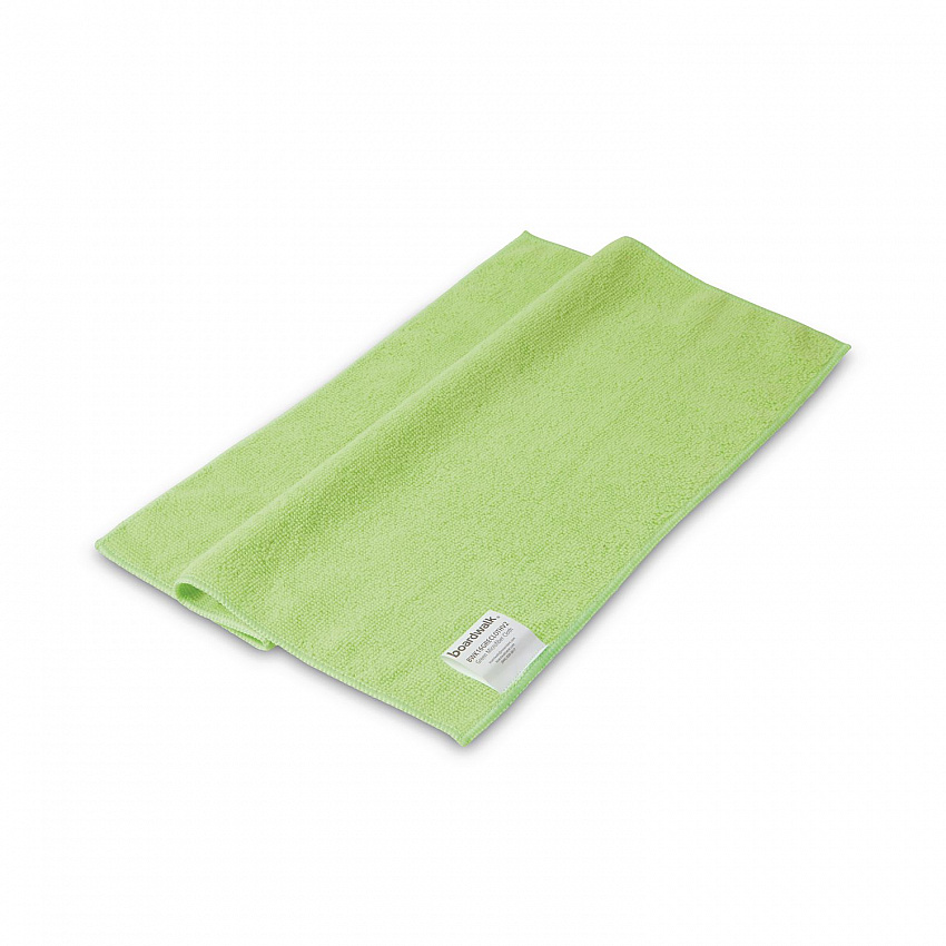 Microfiber Cleaning Cloths, 16 x 16, Green, 24/Pack (16GRECLOTHV2)