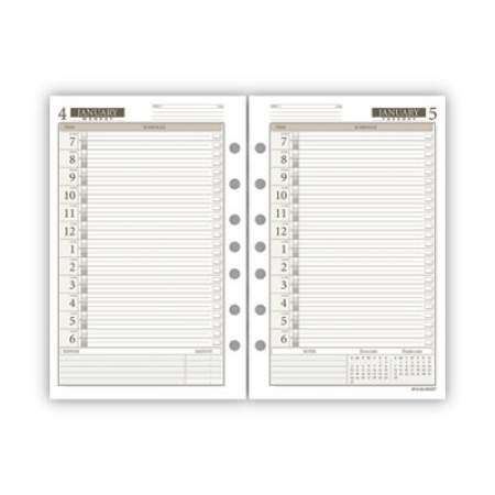 AT-A-GLANCE 1-Page-Per-Day Planner Refills, 8.5 x 5.5, White Sheets, 12-Month (Jan to Dec): 2022 (48112521)