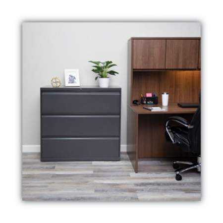 Alera Lateral File, 3 Legal/Letter/A4/A5-Size File Drawers, Charcoal, 42" x 18" x 39.5" (LF4241CC)