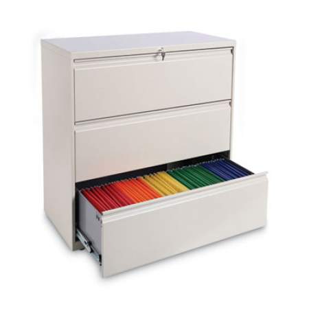 Alera Lateral File, 3 Legal/Letter/A4/A5-Size File Drawers, Putty, 36" x 18" x 39.5" (LF3641PY)