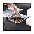 Aluminum Steam Table Pan Lids, Fits Half-Size Deep Pan, 290 Gauge, 0.63