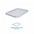 Aluminum Steam Table Pan Lids, Fits Half-Size Deep Pan, 290 Gauge, 0.63