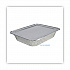 Aluminum Steam Table Pan Lids, Fits Half-Size Deep Pan, 290 Gauge, 0.63